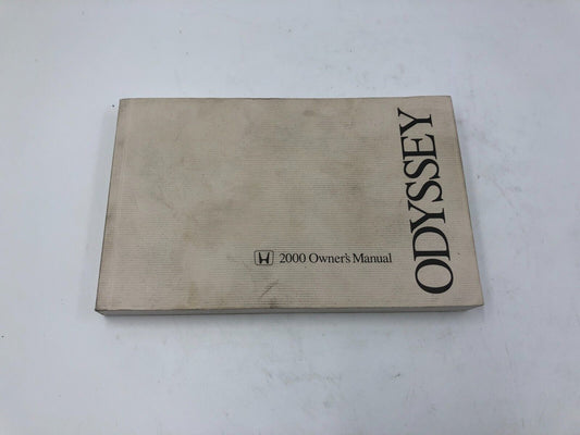 2000 Honda Odyssey Owners Manual Handbook OEM C04B50021