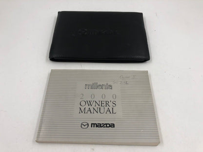 2000 Mazda Millenia Owners Manual Handbook with Case OEM D03B37088