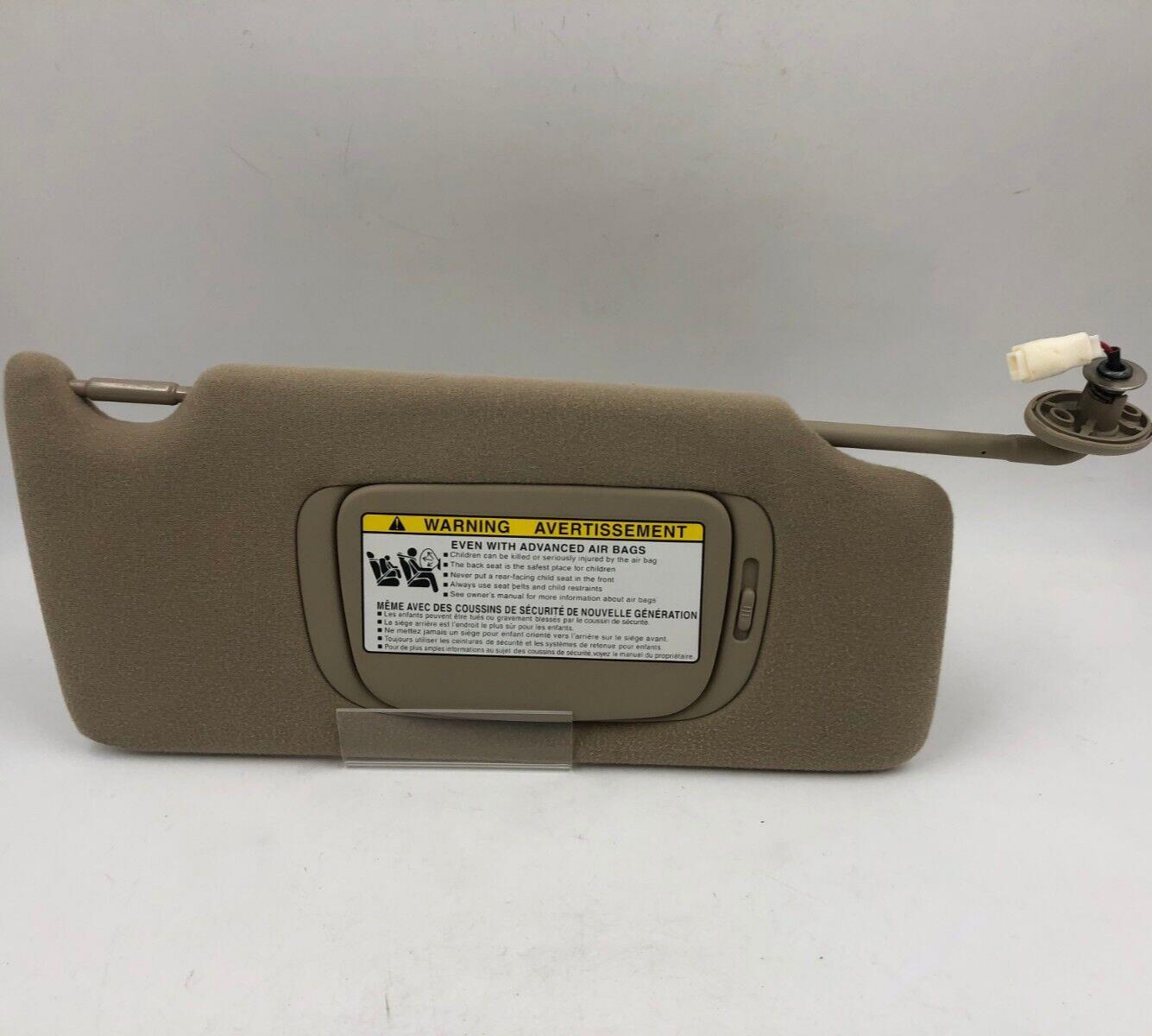 2007-2009 Lexus RX350 Passenger Sun Visor Sunvisor Beige Illuminated D01B23068