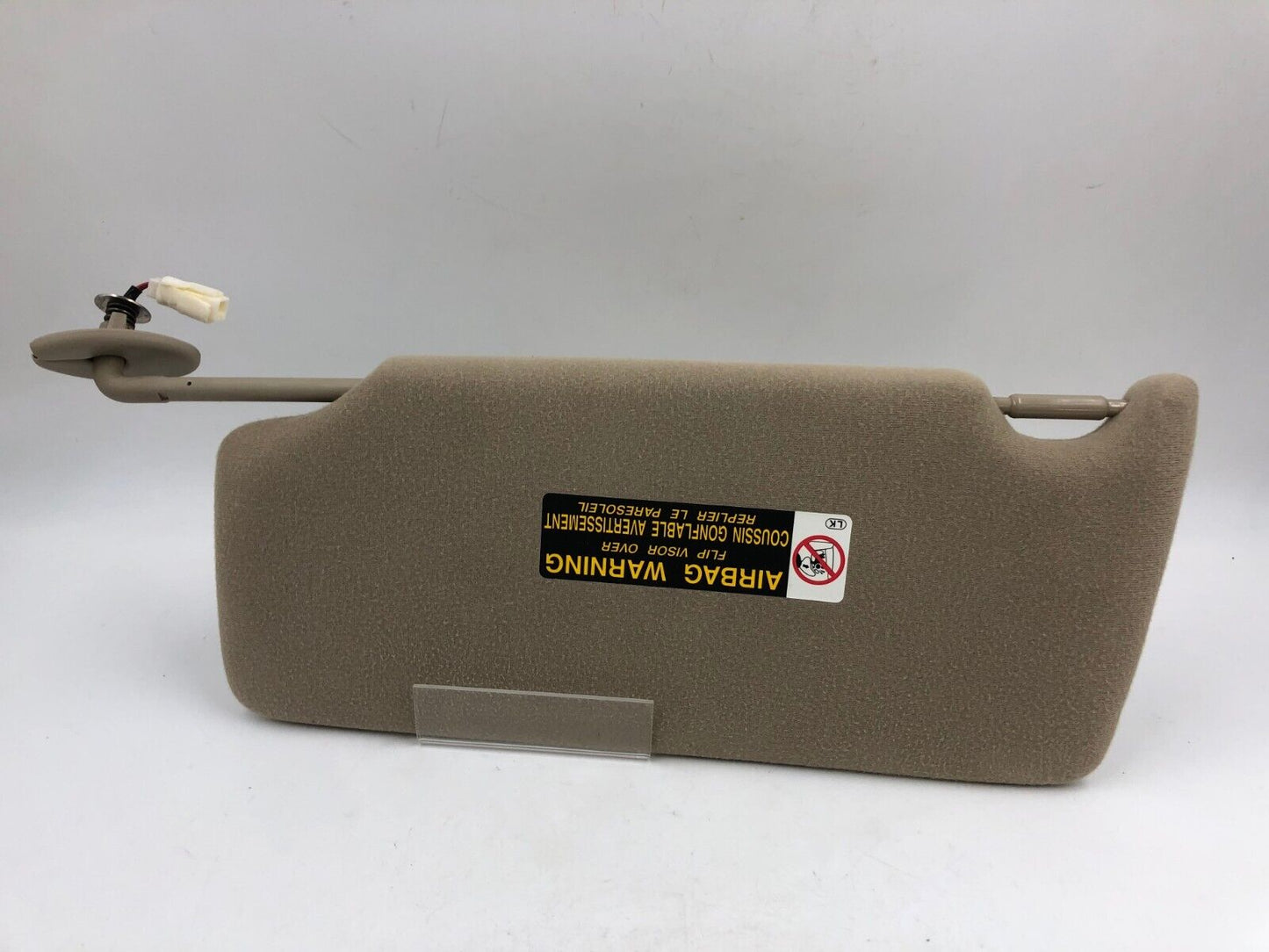 2007-2009 Lexus RX350 Passenger Sun Visor Sunvisor Beige Illuminated D01B23068