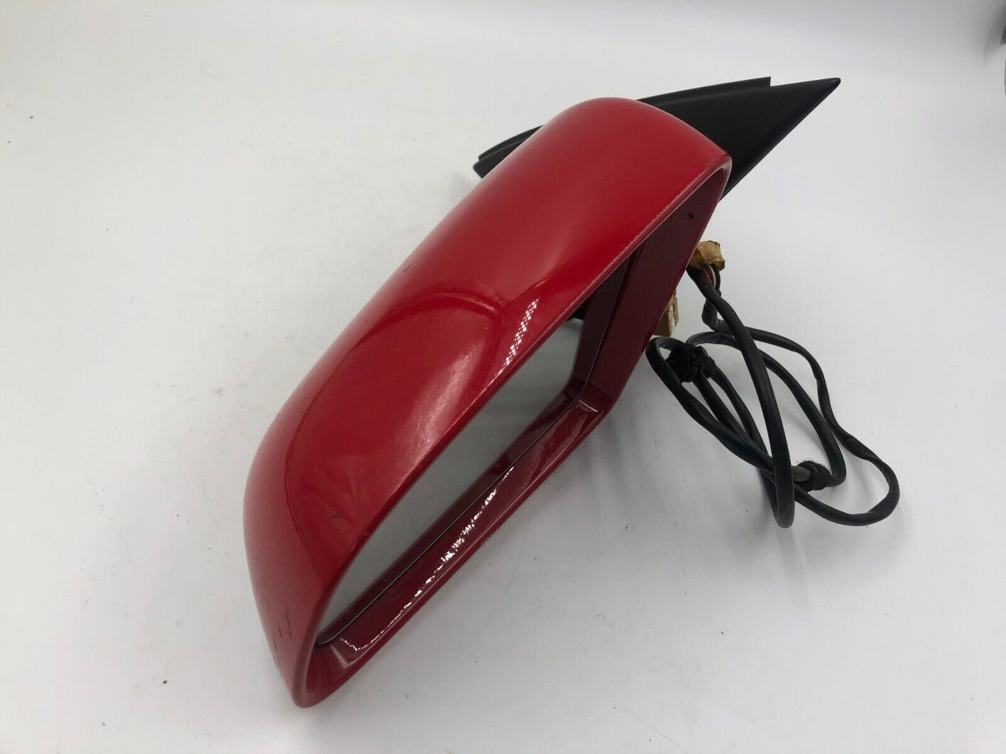 2004-2005 Audi A4 Driver Side View Power Door Mirror Red OEM C04B17023