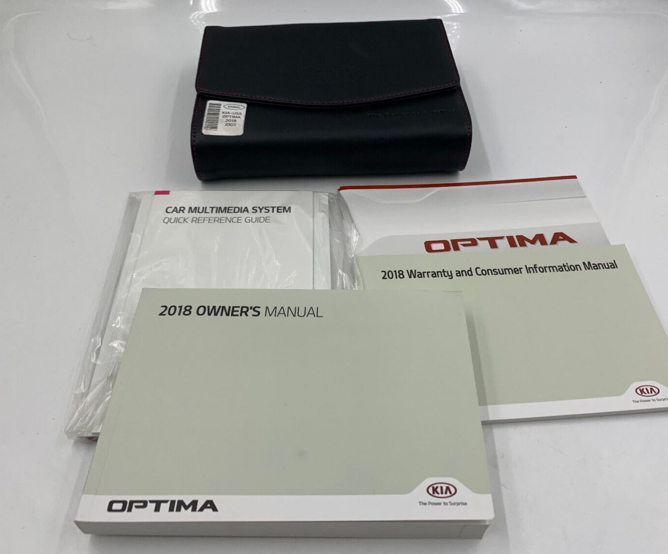 2018 Kia Optima Owners Manual Handbook Set with Case OEM J03B04006