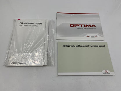 2018 Kia Optima Owners Manual Handbook Set with Case OEM J03B04006