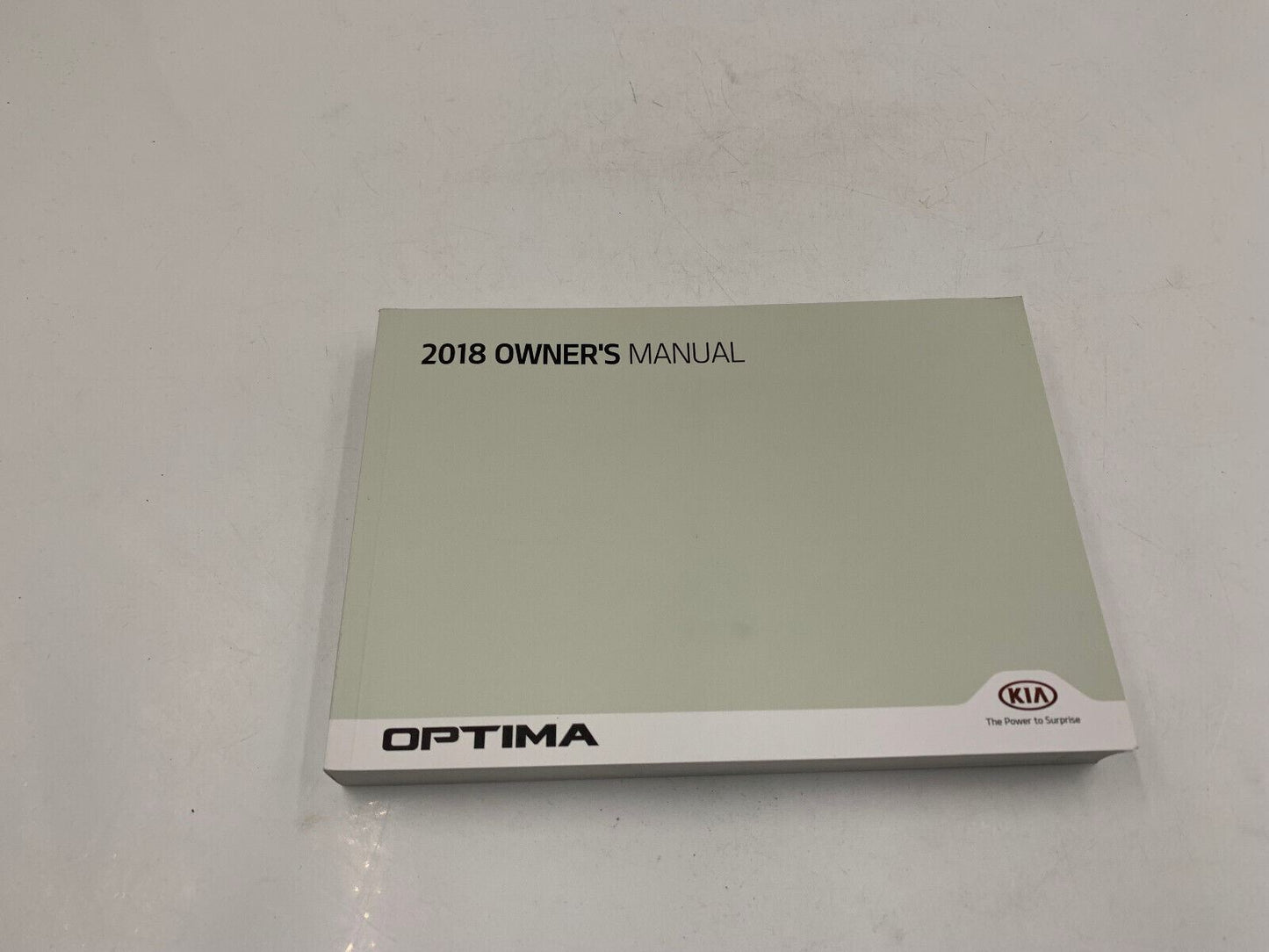 2018 Kia Optima Owners Manual Handbook Set with Case OEM J03B04006