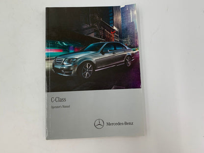 2012 Mercedes Benz C-Class Owners Manual Handbook Set with Case OEM D02B55034