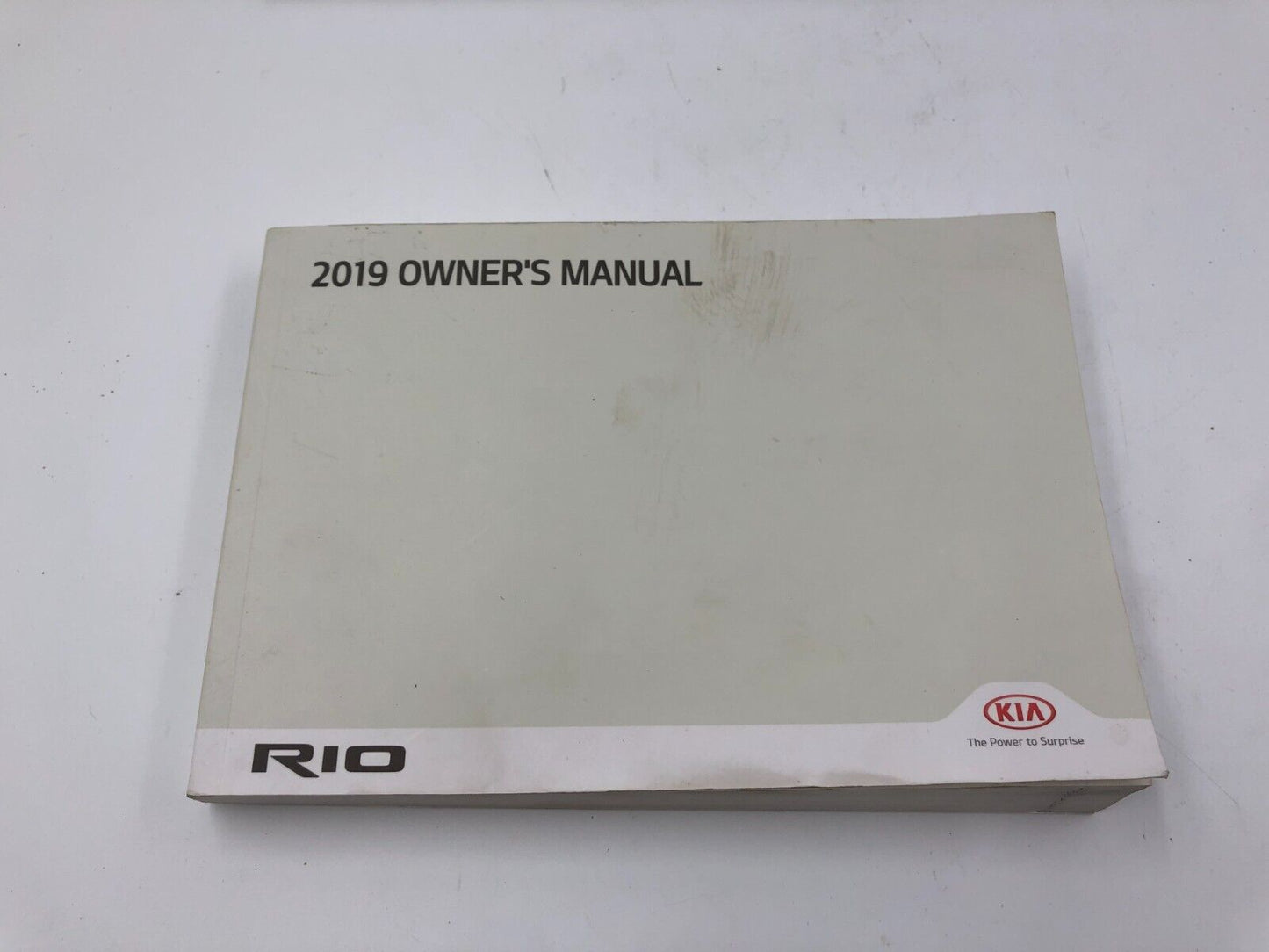 2019 Kia Rio Owners Manual Handbook Set OEM C01B15034