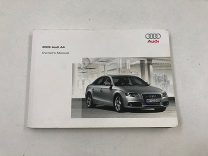 2009 Audi A4 Sedan Owners Manual Handbook Set with Case OEM D02B10023