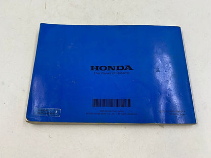 2006 Honda Civic Hybrid Owners Manual OEM C03B18008