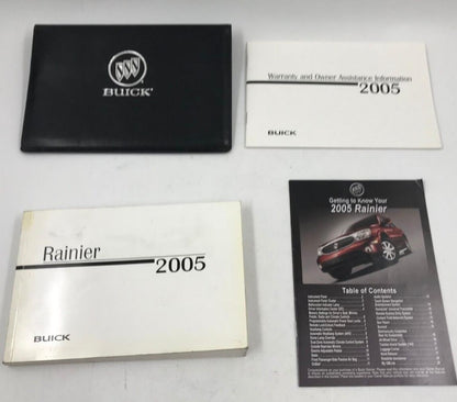 2005 Buick Rainier Owners Manual Set with Case OEM D04B04003