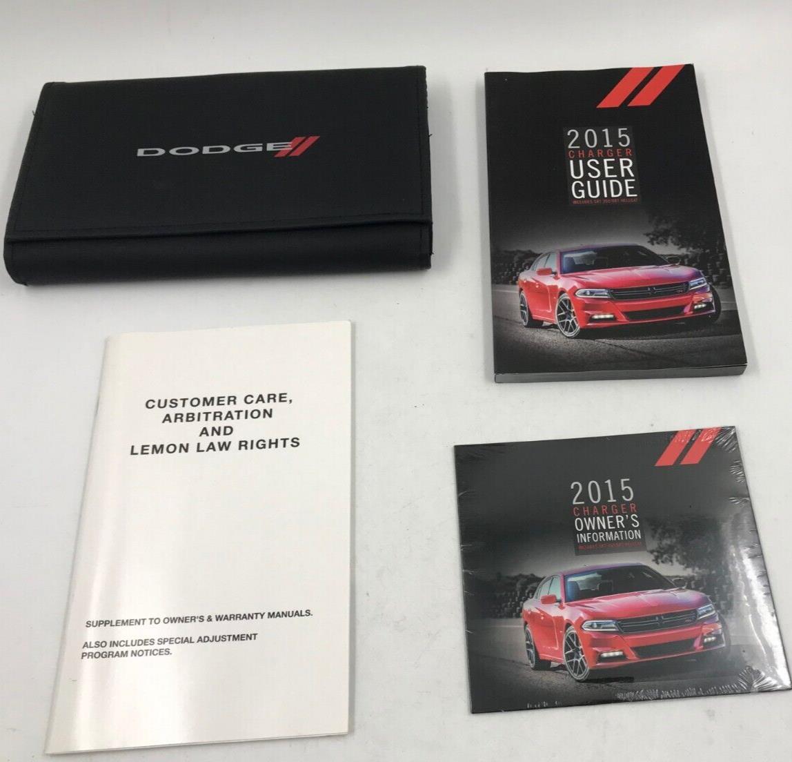 2015 Dodge Charger Owners Manual Set with Case OEM E01B50029