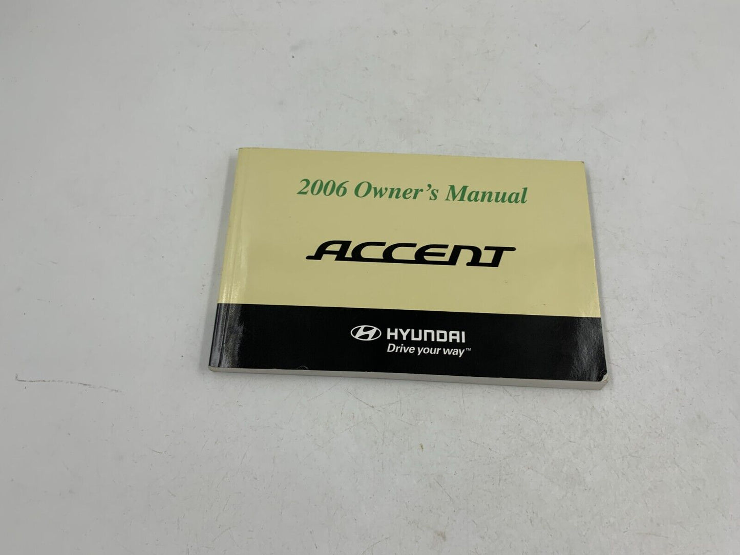 2006 Hyundai Accent Owners Manual OEM A01B33056