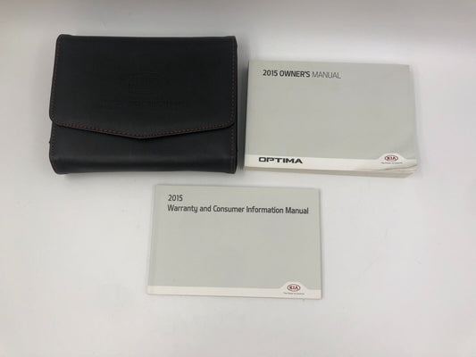 2015 Kia Optima Owners Manual Set with Case OEM E03B19071