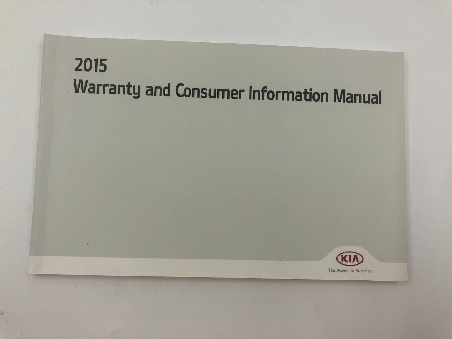 2015 Kia Optima Owners Manual Set with Case OEM E03B19071