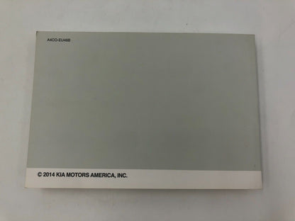 2015 Kia Optima Owners Manual Set with Case OEM E03B19071