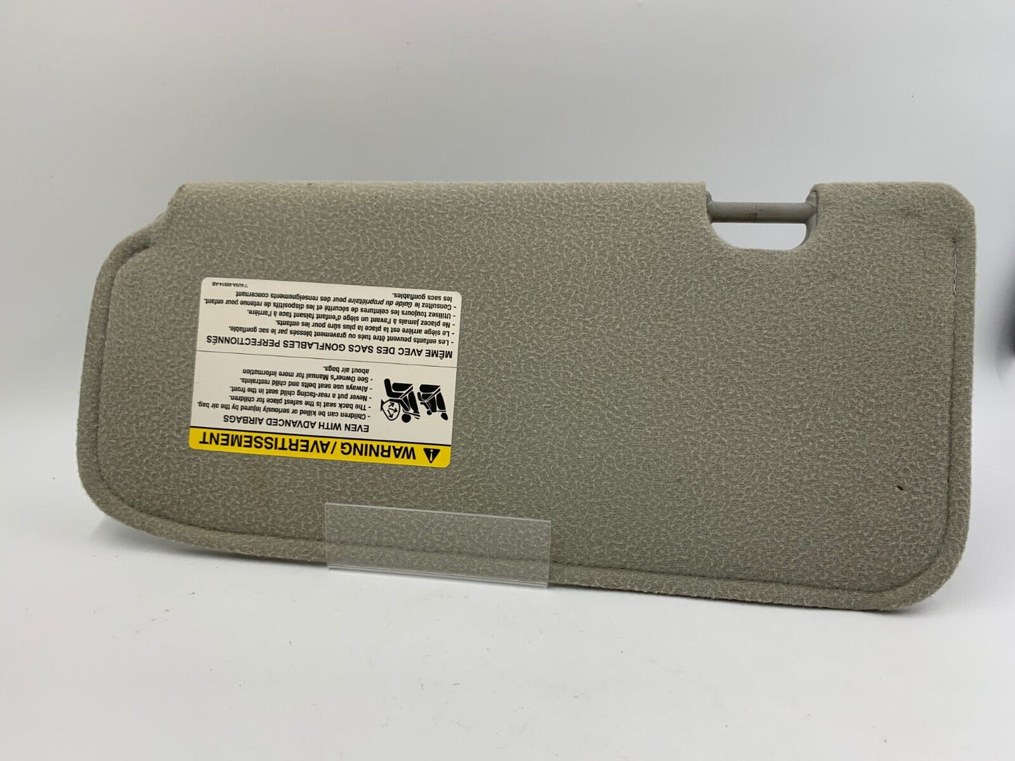 2001-2002 Ford Escape Passenger Sun Visor Sunvisor Gray OEM D04B48069