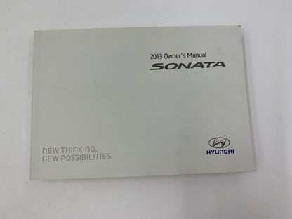 2013 Hyundai Sonata Owners Manual Set with Case OEM E03B42057