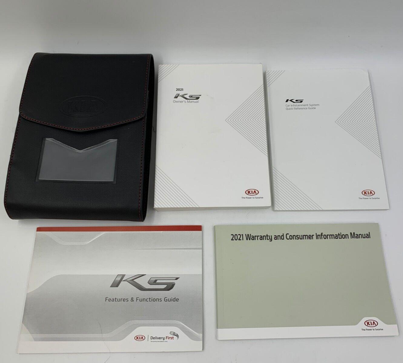 2021 Kia K5 Owners Manual Set with Case OEM E03B42060