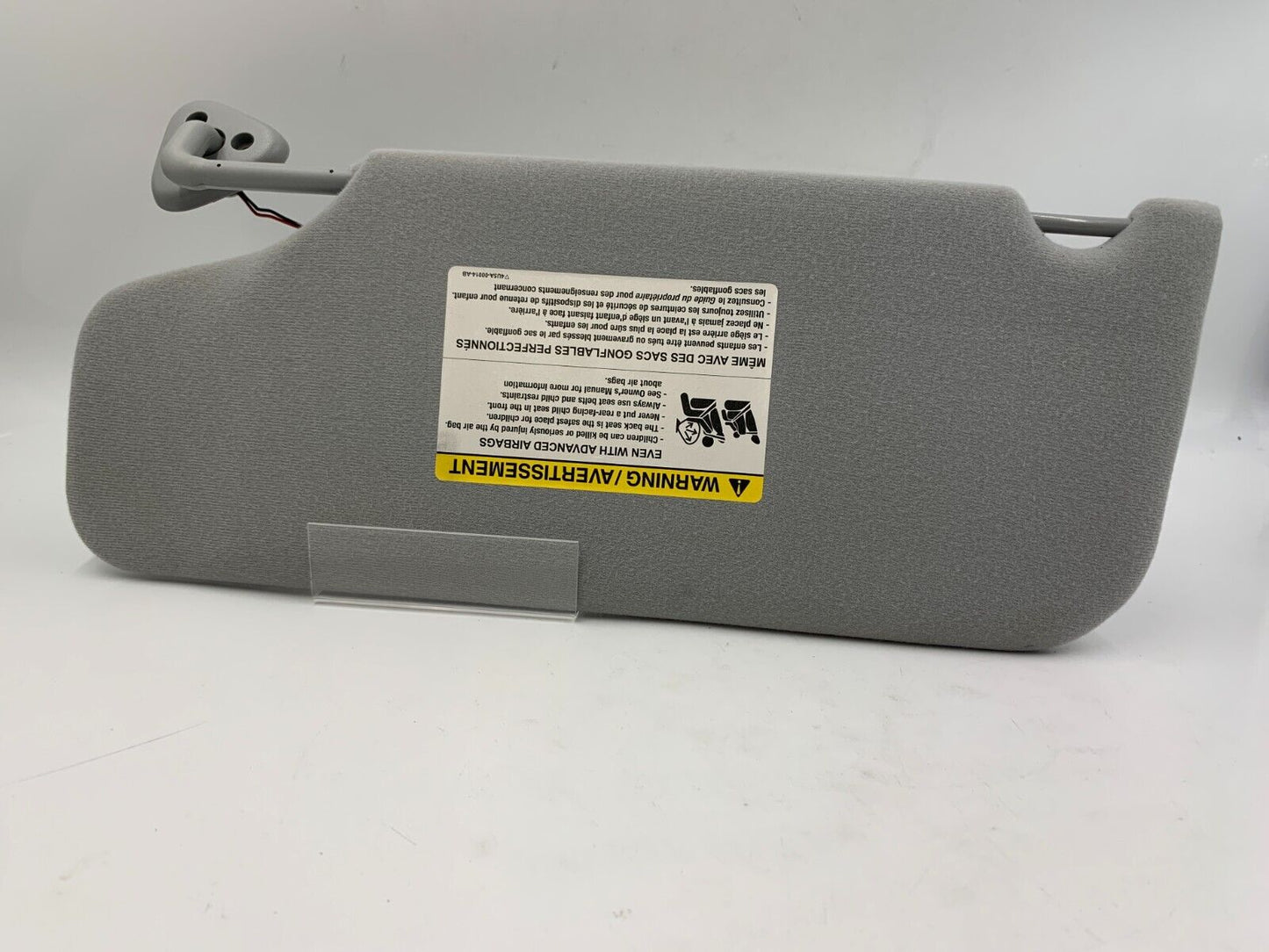 2005-2007 Ford Freestyle Passenger Sun Visor Sunvisor Illuminated Gray E04B55024