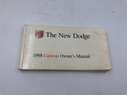 1998 Dodge Caravan Owners Manual Handbook OEM C04B50017