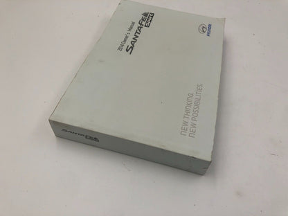 2014 Hyundai Santa FE Sport Owners Manual OEM E01B23063