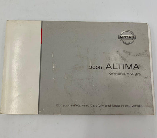 2005 Nissan Altima Owners Manual OEM E02B05019