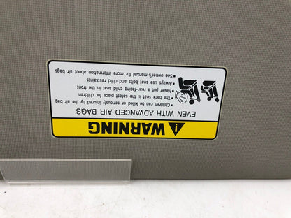 2010-2013 Kia Forte Driver Sun Visor Sunvisor Gray OEM A02B34006