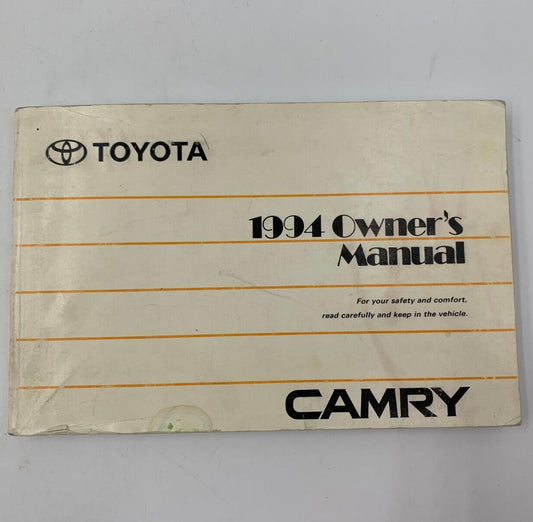 1994 Toyota Camry Owners Manual OEM E02B34020