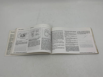 2001 Nissan Quest Owners Manual with Case OEM E02B17025