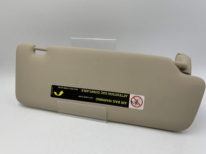 2008-2011 Audi A5 Driver Sun Visor Sunvisor Illumination Beige OEM D04B43063