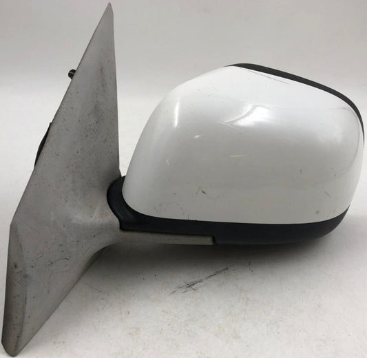 2012-2014 Nissan Versa Sedan Driver Side View Power Door Mirror White D04B08002