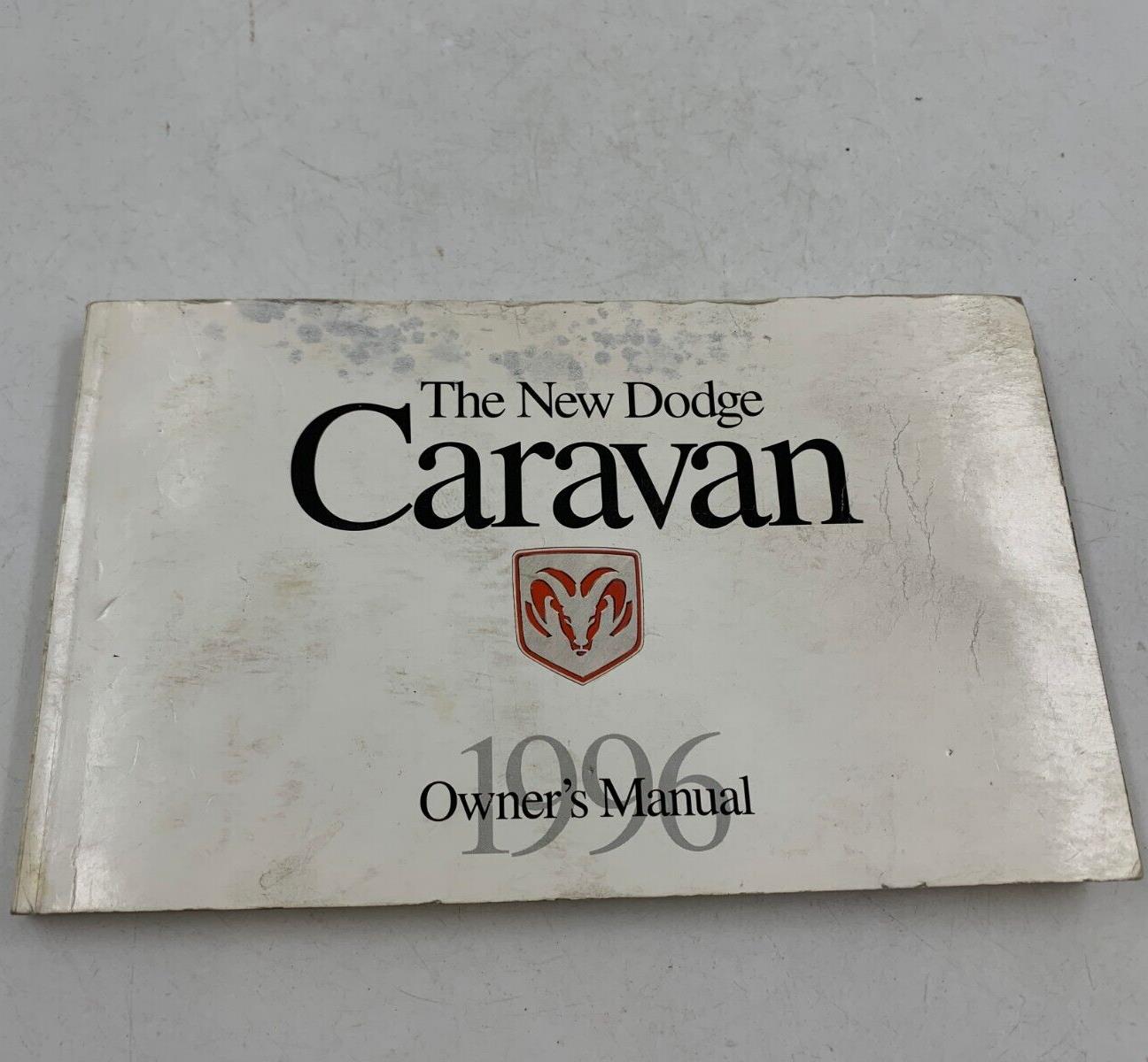 1996 Dodge Caravan Owners Manual OEM E03B08059