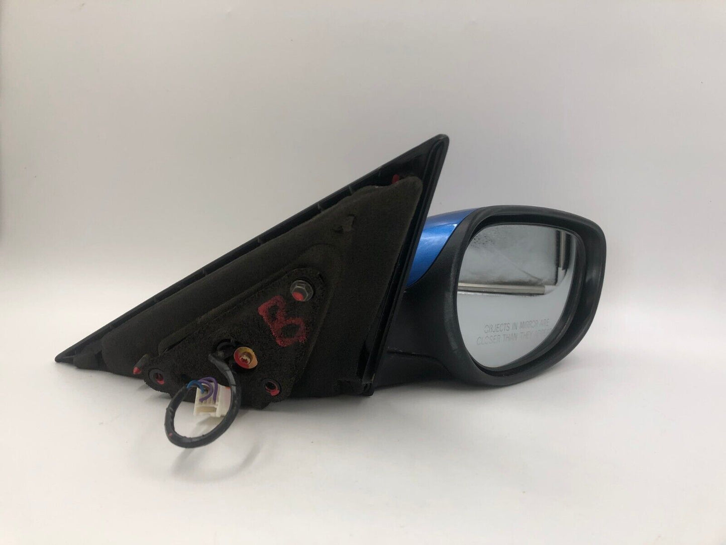 2004-2011 Mazda RX-8 Passenger Side View Power Door Mirror Blue OEM E02B47033