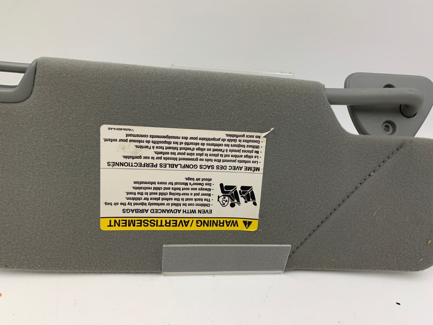 2005-2011 Ford Mustang Driver Sunvisor Sun Visor Gray OEM E03B20058