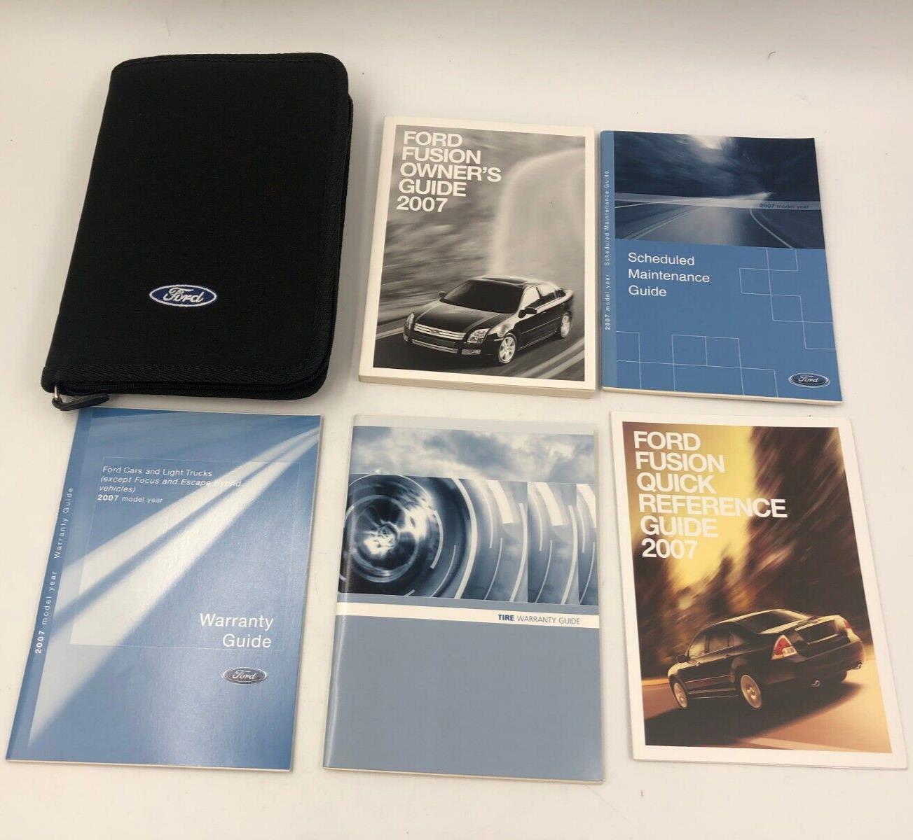 2007 Ford Fusion Owners Manual Set with Case OEM E03B26027