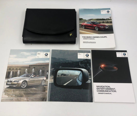 2014 BMW 6 Series Coupe Owners Manual Set with Case OEM E03B23021