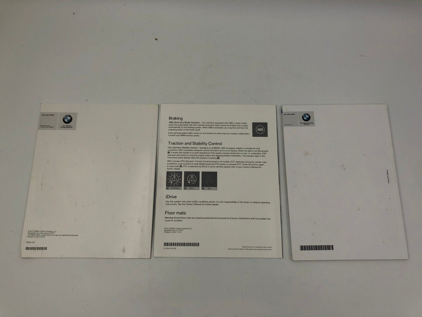 2014 BMW 6 Series Coupe Owners Manual Set with Case OEM E03B23021