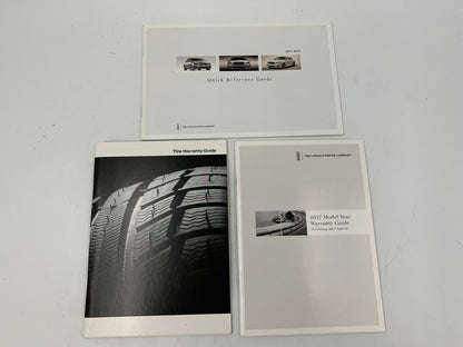 2017 Lincoln MKZ Owners Manual Set OEM E01B21030