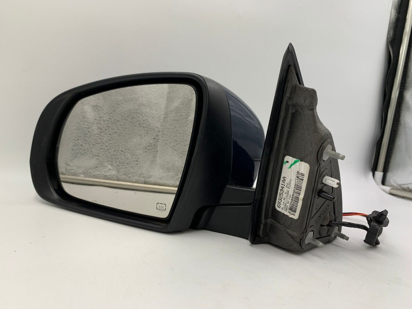 2014-2021 Jeep Grand Cherokee Driver Side View Power Door Mirror Blue A02B33055