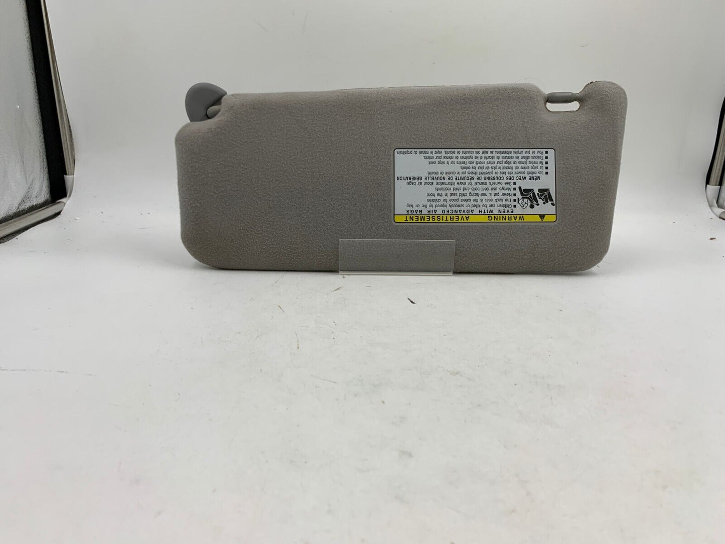 2007-2011 Toyota Camry Passenger Sun Visor Sunvisor Gray OEM E04B18075