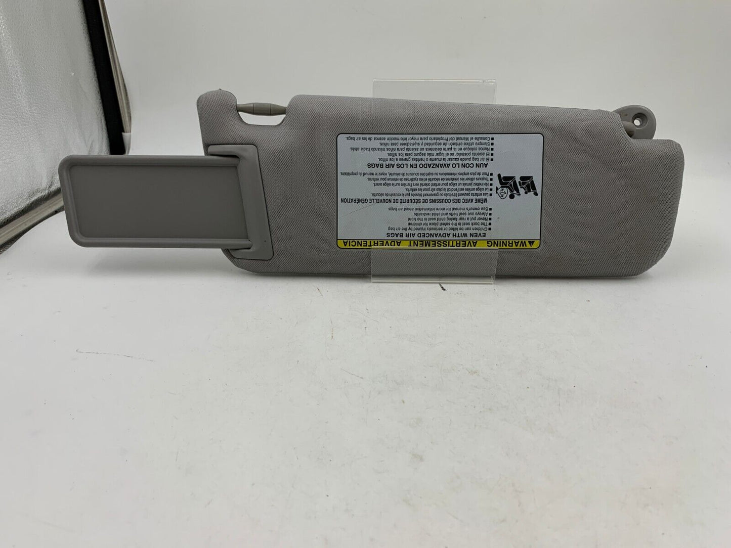 2012-2017 Toyota Camry Driver Sun Visor Sunvisor Gray Illumination OEM E04B28049