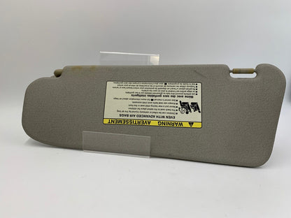 2006-2011 Chevrolet Aveo Passenger Sun Visor Sunvisor Gray OEM E03B56030