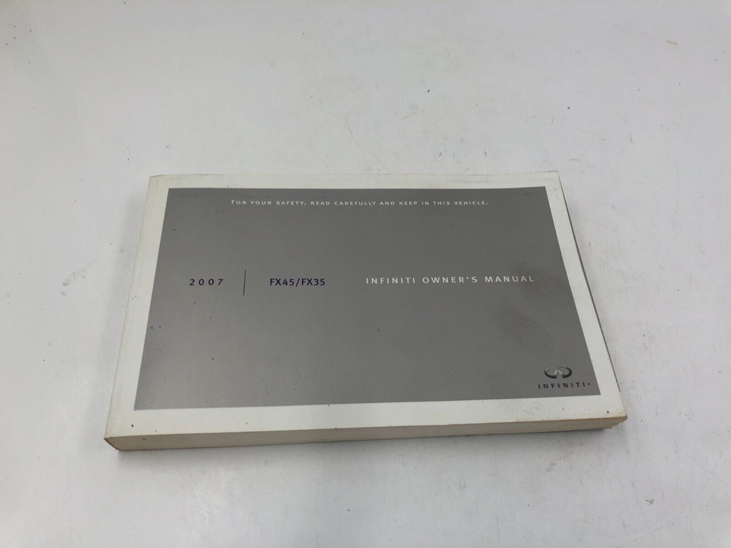 2007 Infiniti FX Series Owners Manual Handbook Set with Case OEM D02B27049