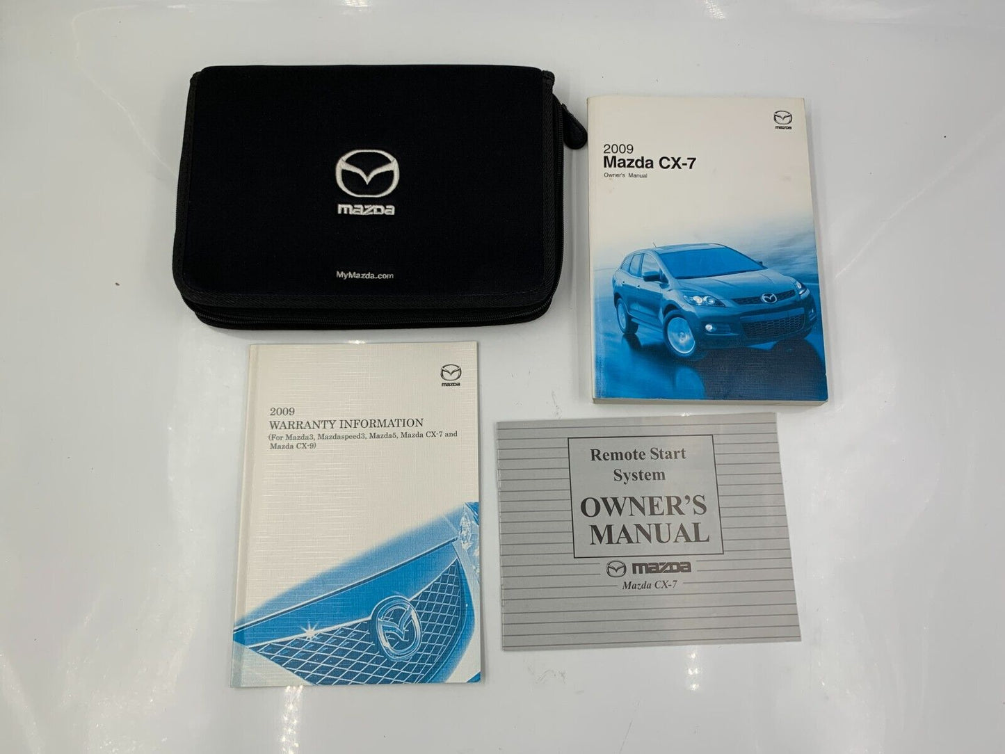 2009 Mazda CX-7 CX7 Owners Manual Set with Case OEM E04B36021