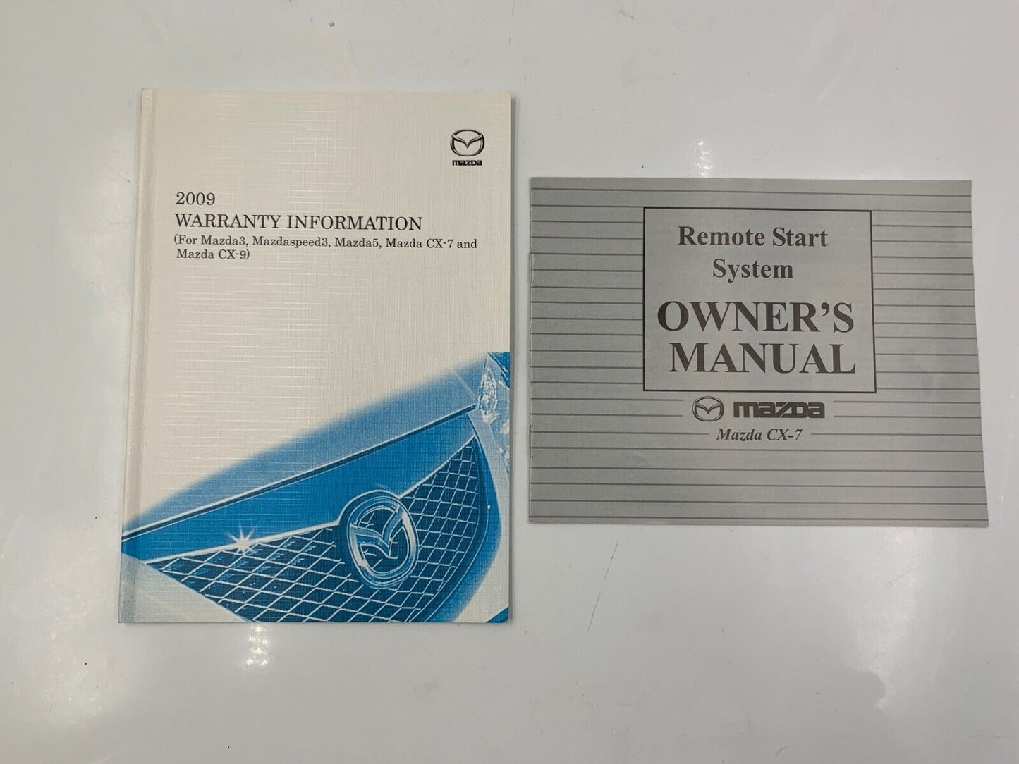 2009 Mazda CX-7 CX7 Owners Manual Set with Case OEM E04B36021