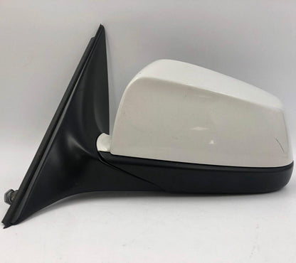 2011-2012 BMW 535i Driver Side View Power Door Mirror White OEM E04B04031