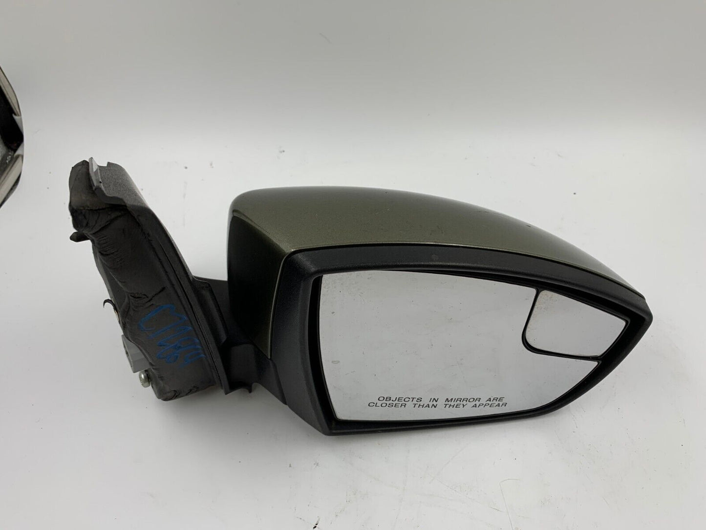 2013-2016 Ford Escape Passenger Side View Power Door Mirror Green OEM A02B37005