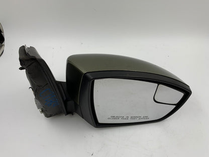 2013-2016 Ford Escape Passenger Side View Power Door Mirror Green OEM A02B37005