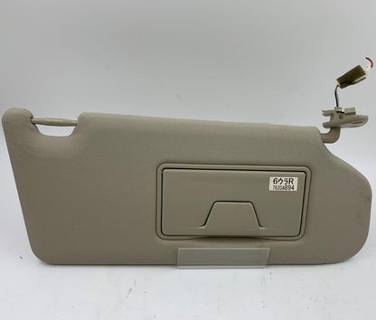 2014-2015 Mitsubishi Outlander Passenger Sun Visor Sunvisor Gray OEM A02B37008