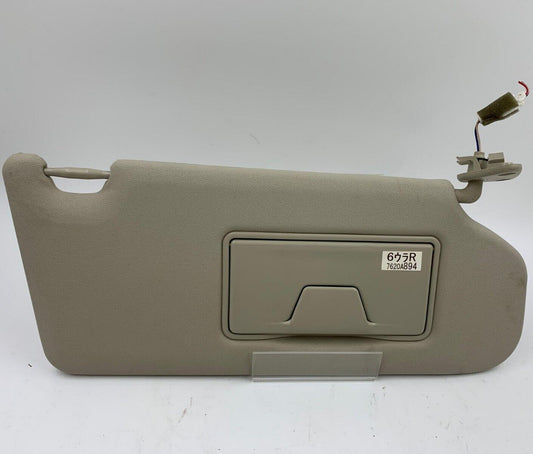 2014-2015 Mitsubishi Outlander Passenger Sun Visor Sunvisor Gray OEM A02B37008