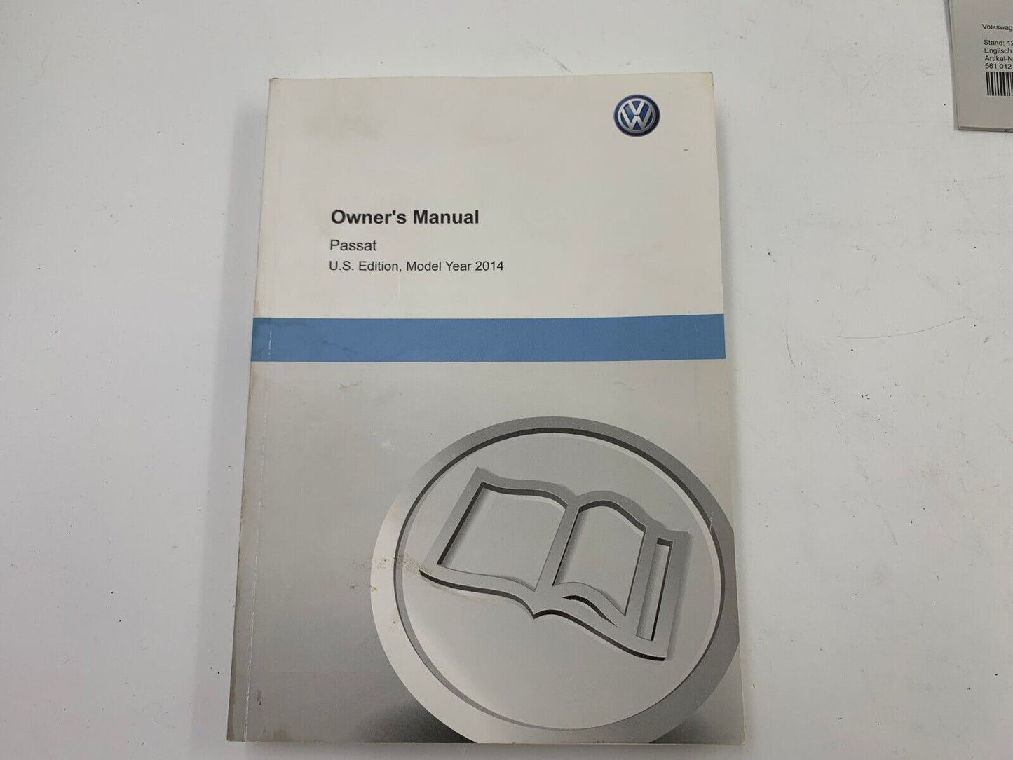 2014 Volkswagen Passat Owners Manual Set with Case OEM A02B08014